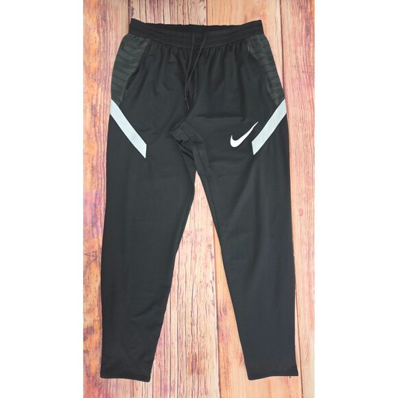 Nike Dri-FIT Womens Slim Fit Black Jogger Capri Pants Large - Picture 1 of 9